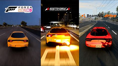 Assetto Corsa V Forza Horizon V Beamng Drive Ultra Graphics K
