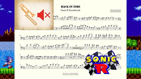 Back In Time Sonic R Soundtrack Play Along Bass Clef Youtube