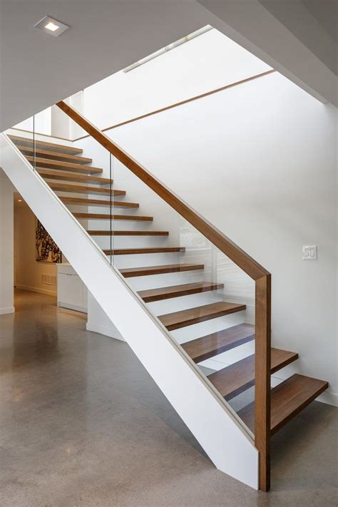 Minimalist Stairs Design Staircase Modern With Polished Concrete Wooden