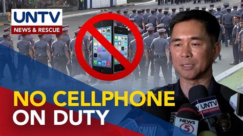 Police Officers Barred From Using Cellphones While On Duty Ncrpo Youtube