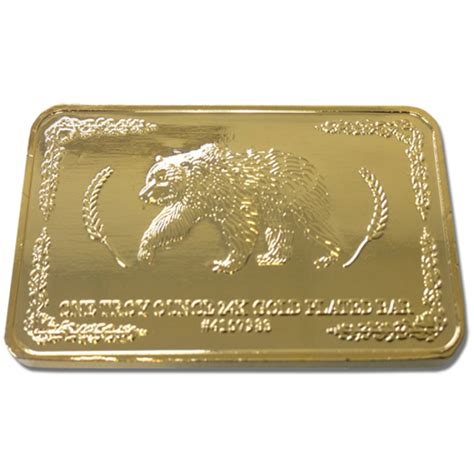 Buy the 10 gram gold bar today, and you'll own 10 grams of pure 24 karat gold, that's 0.3215 oz of.999 fine gold. 24k Gold Plated Troy Ounce Bar