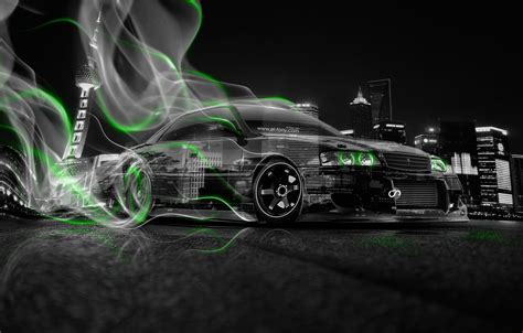 A collection of the top 63 jdm cars wallpapers and backgrounds available for download for free. Обои Авто, Ночь, Город, Дым, Неон, Зеленый, Машина, City ...
