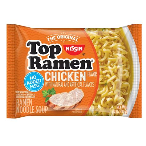 Nissin Top Ramen Chicken Flavor Noodle Soup 48 Pk 3 Oz Bj S Wholesale Club