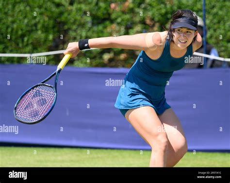 Joanna Garland Taipei Playing In The First Qualifying Round Of The Surbiton Trophy London