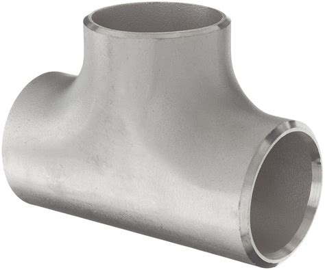 Stainless Steel L Butt Weld Pipe Fitting Tee Schedule Pipe Size Industrial