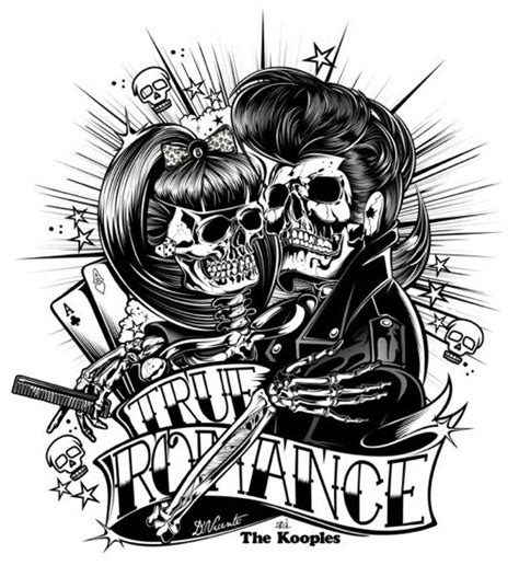 psychobilly inspired illustrations by david vicente abduzeedo graphic design inspiration and