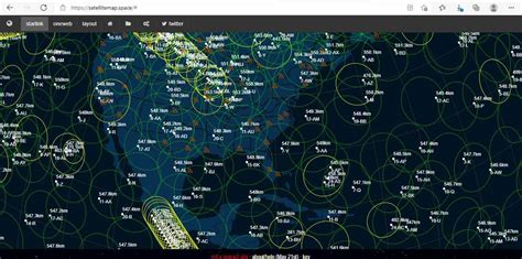 Starlink Satellite Constellation Coverage Map Open World Learning