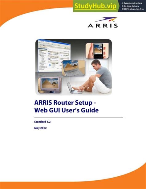 Arris Router Setup Web Gui User S Guide Standard 12 Pdf