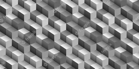 Premium Vector Abstract Geometric Cube Background Optical Illusion