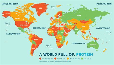 World Food Map Know Your Foods Infographic Bit Rebels