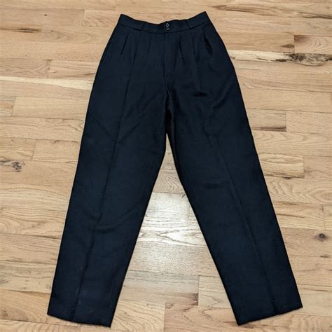 Giorgio Sant Angelo Pants Jumpsuits Vintage Navy Wool Pants