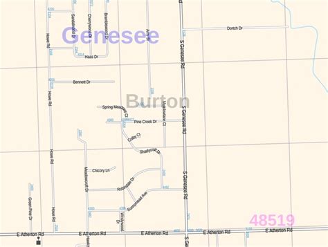 Burton Mi Map