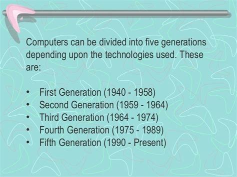 Final Computer Generations