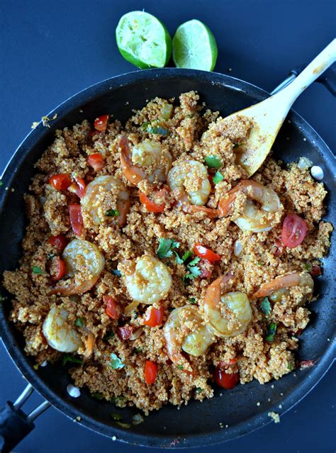 Spicy Shrimp Quinoa The Secret Ingredient Is Recipe Shrimp And