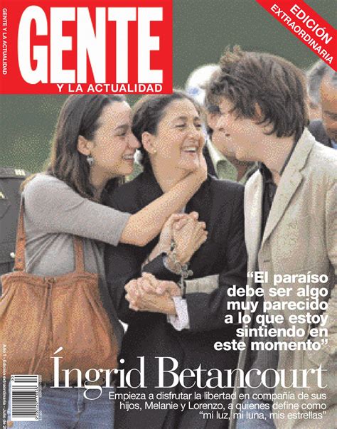 Espcial Íngrid Betancourt By Revista Gente Colombia Issuu