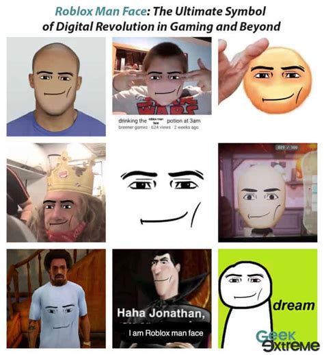 Roblox Man Face A Cultural Icon Revolutionizing Online Gaming And
