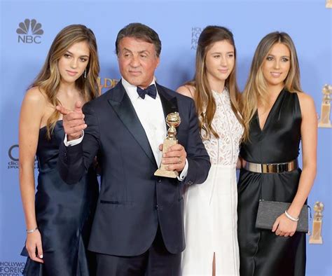 Sylvester Stallones Daughters To Be Miss Golden Globes Womans Day