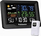 Best Home Weather Stations Wireless Indoor Outdoor With Atomic Clock in ...