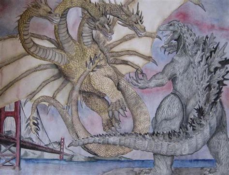 Godzilla Vs King Ghidorah By Princehendrikiii On Deviantart