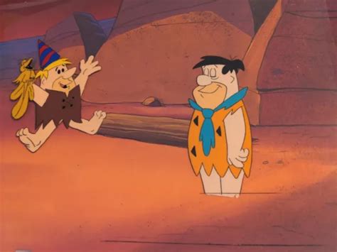 Vintage Flintstones Animation Cels Hanna Barbera Production Art