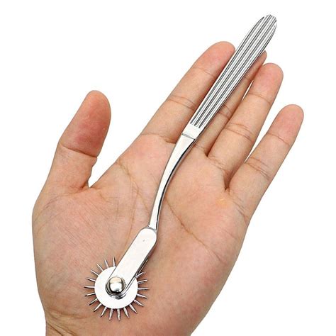 New Stainless Steel Pinwheel Needles Wheel Roller Submissive Fetish Sex Slave Kit Sex Toy Nipple