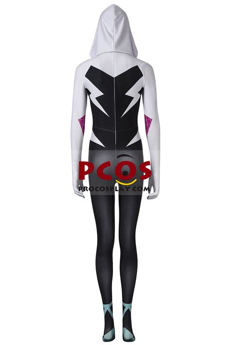 spider man into the spider verse spider woman gwen stacy cosplay costume for adult female