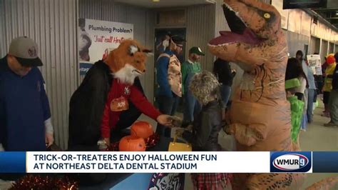 Trick Or Treaters Enjoy Halloween Fun At Northeast Delta Dental Stadium
