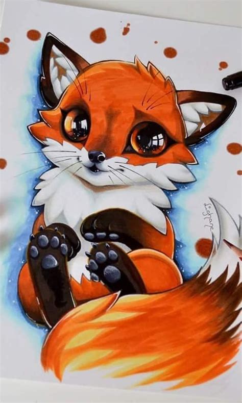 Maybe you would like to learn more about one of these? 55+ Cute and Chic Anime and Manga Drawing Style - Page 26 | Animal drawings, Cute fox drawing ...