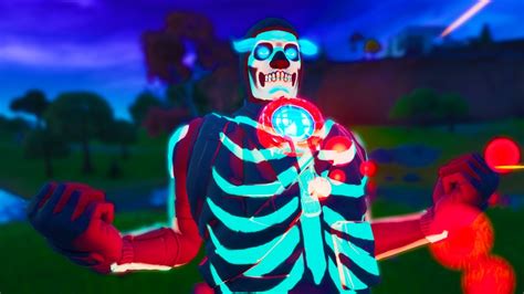 Skull Trooper Skin Green Glow Style Solo Win Gameplay No Commentary