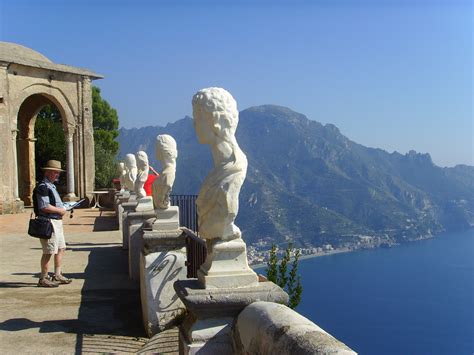 Villa Cimbrone Ravello Belvedere Of Infinity Lined With