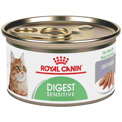In my opinion, prescription foods are rarely the best choice for cats with gastrointestinal issues. Royal Canin Feline Health Nutrition Digest Sensitive Loaf ...