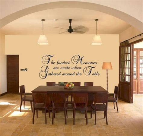 Flawless 35 Most Creative Dining Room Wall Quotes Ideas For Amazing