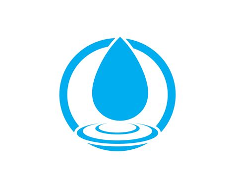 Water Drop Logo Template Vector 597188 Vector Art At Vecteezy