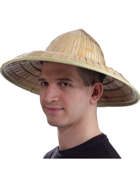 Chinese Rice Patty Hat Vintage Paddy Asian Rice Farmer Hat Circa