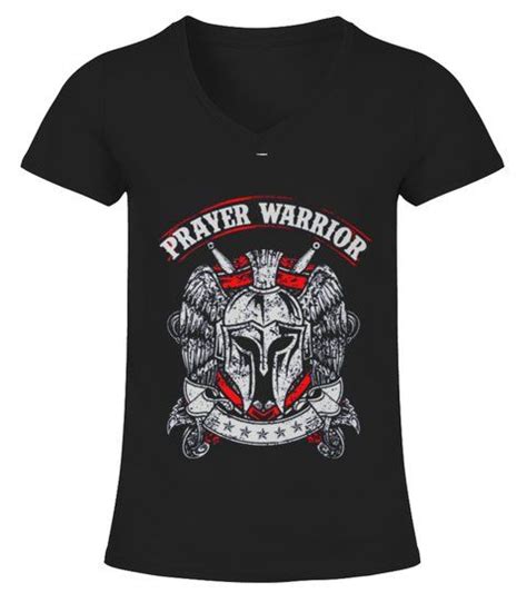 Prayer Warriors Its Time To Pray V Neck T Shirt Woman Shirts