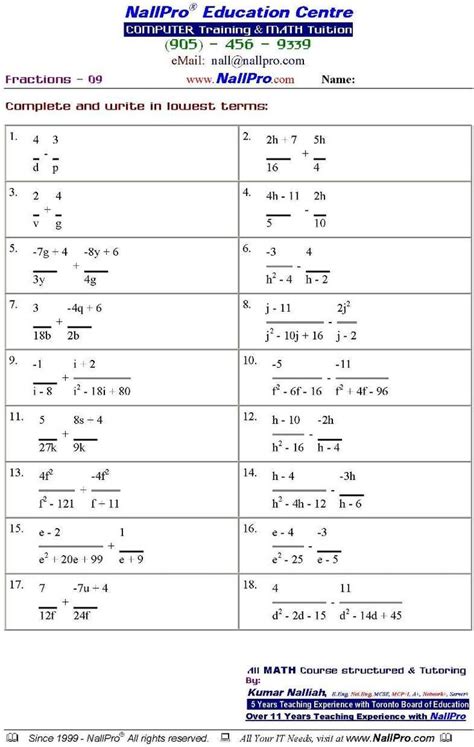 38 Free Printable 10th Grade Math Worksheets | 10th grade math