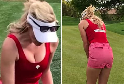 Sexy Video Of Female Golfer Paige Spiranac On Course Sends Fans Wild Daily Star