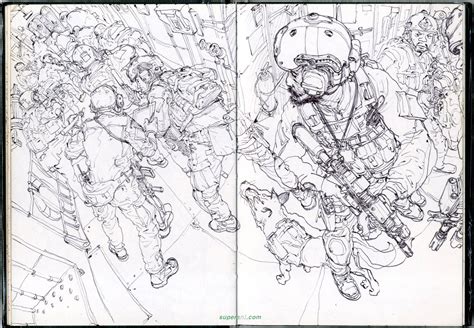 Awesome Spec Ops By Kim Jung Gi Kim Jung Sketch Book