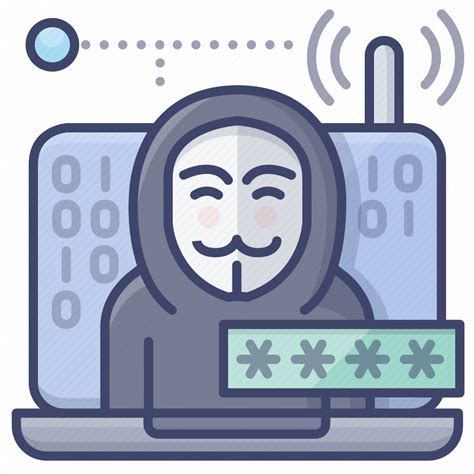 Hacker Anonymous Hack Hacking Icon Download On Iconfinder