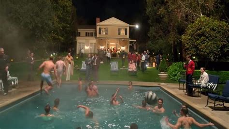 hollywood así se rodó la escena de la orgía en la piscina