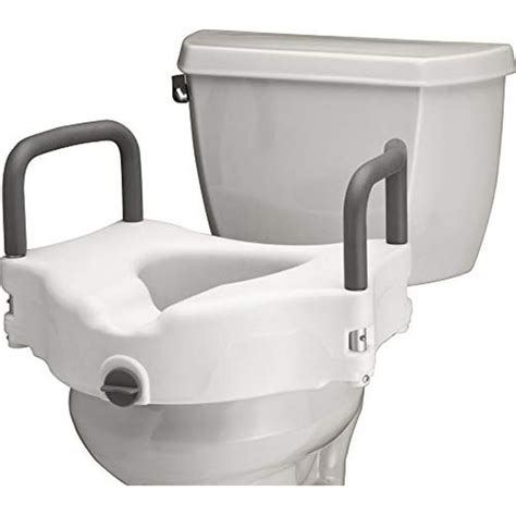 Raised Padded Toilet Seat With Lid Velcromag