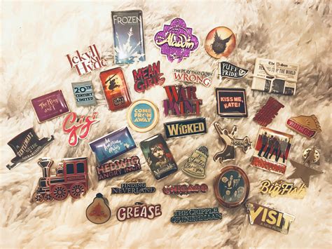 I Posted My Magnet Collection Last Time Now Heres My Broadway Pin