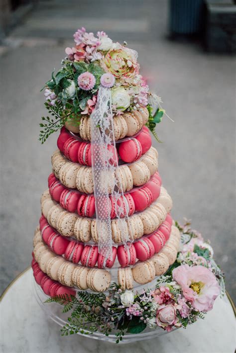 Macaron Tower French Twist On The Traditional Wedding Cake French