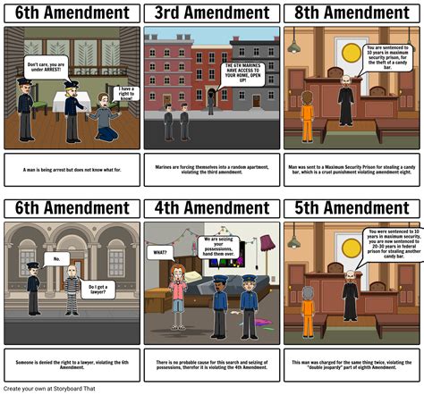 Bill Of Rights Project Storyboard By 8583f653