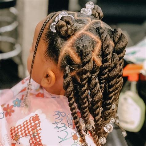 These kids' hairstyles can come together with just a bit of effort. Here is another option for a cute #protectivestyle . This ...