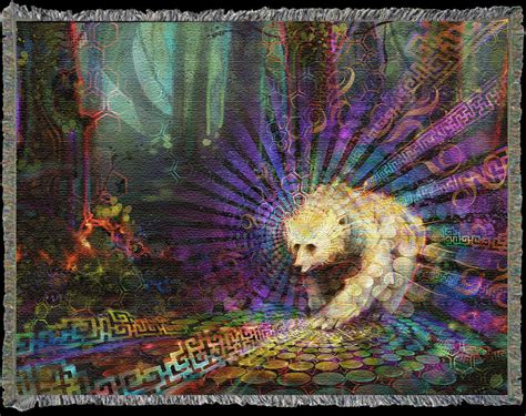 Spirit Bear Blanket Totem Animal Inspired Visionary Art