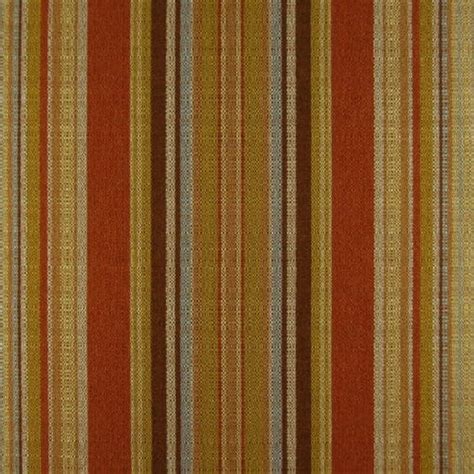 Cambridge Russet Stripe Upholstery Fabric Clearance 1502 Fabrics