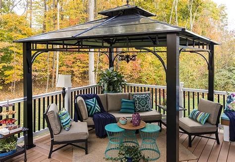 A gazebo is one the most versitile and unique garden structures you can add to your backyard. 30+ Cozy Diy Backyard Gazebo Design Decorating Ideas ...