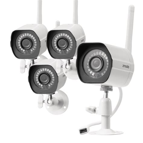 Zmodo 1080p Full Hd Outdoor Wireless Security Camera System 4 Pack