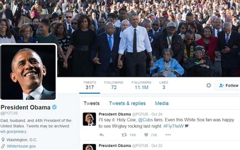 What Happens To Barack Obamas Potus Twitter Handle When He Leaves
